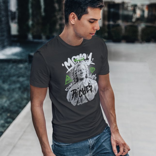 Camiseta Grafite Money Statue (Criador carregado)