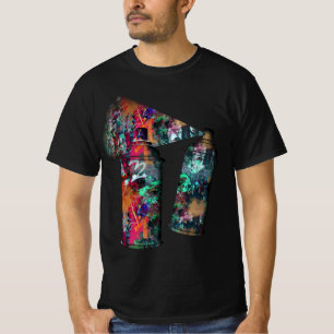 Camiseta Grafite Muro e Pintor de Pulverização