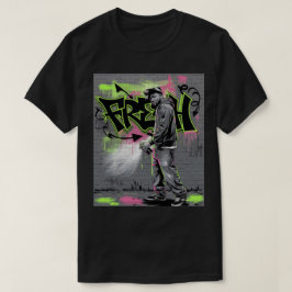 Camiseta Grafite na parede "Fresco"