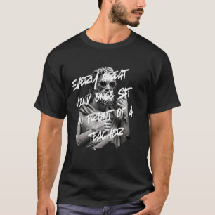 Camiseta grafite png de professor masculino inspirador