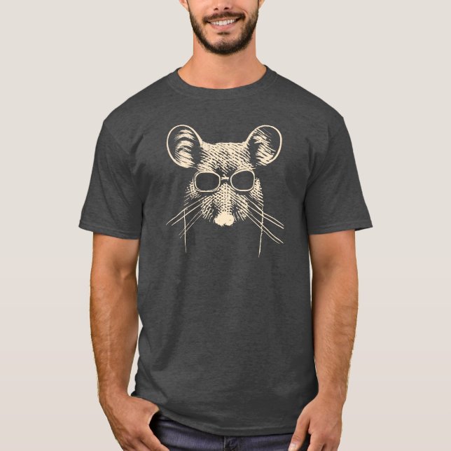 Camiseta Grafite Rat Street Art (Frente)