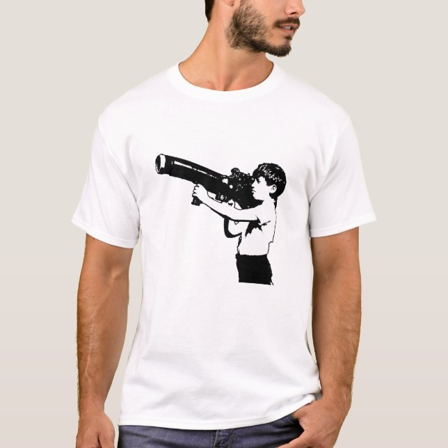 Camiseta Grafite Rocket Launcher Mens Tee (Frente)