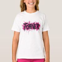 Grafite rosa quente "FOREVER"