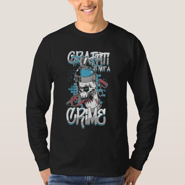 Camiseta Grafite Sem Crime Vandale Urban Art Spray (Frente)
