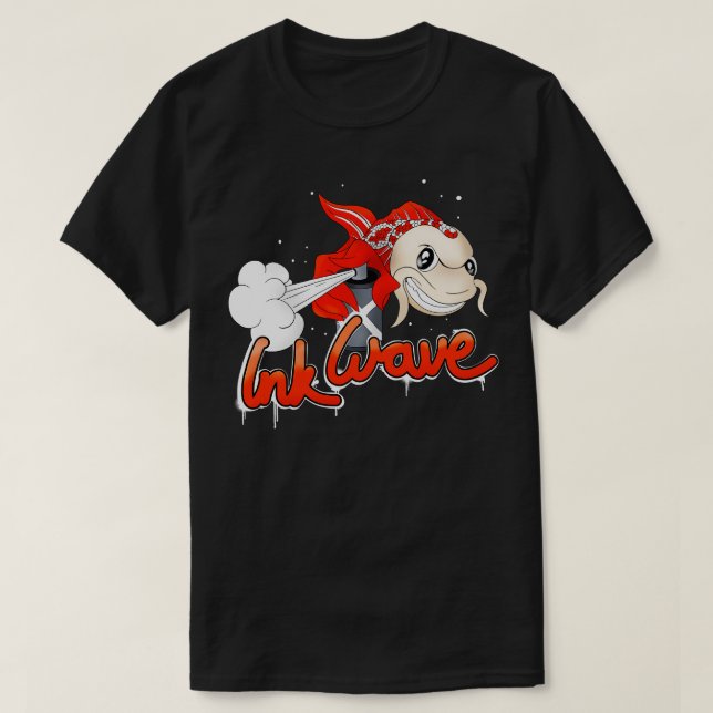 Camiseta Grafite Sprayer Koi Fish Street Estilo (Frente do Design)