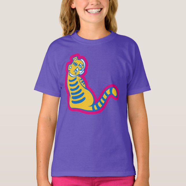 Camiseta Grafite Tiger Memphis Global Village Coffehouse (Frente)