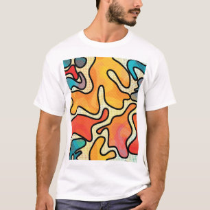 Camiseta Grafite Urbano: Textura De Arte Sem Costura.