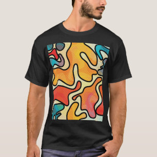 Camiseta Grafite Urbano: Textura De Arte Sem Costura.