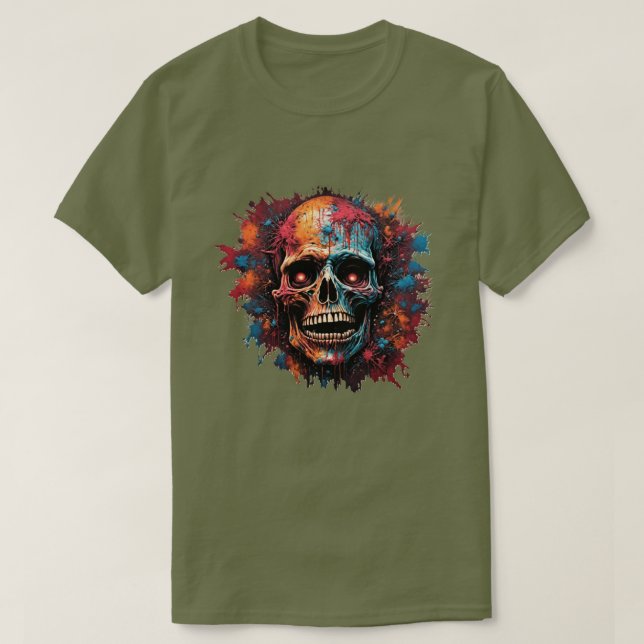 Camiseta Grafite Zombie (Frente do Design)
