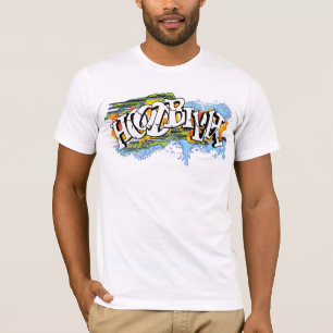 Camiseta Grafites #2 do respingo de Hoodbilly Techno
