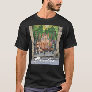 Camiseta Grafites da rua de Barcelona
