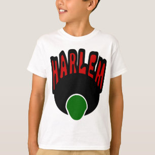 Camiseta Grafites de Harlem com cara & o Afro grande, 3
