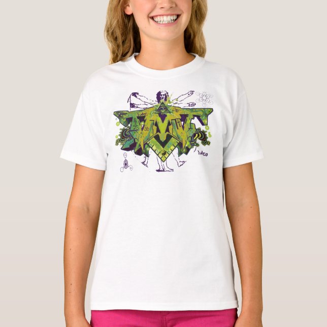 CAMISETA GRAFITES DO ESPIRITUAL DO DMT (Frente)