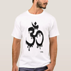 CAMISETA GRAFITES DO ESPIRITUAL DO DMT DE OM DO ZUMBIDO DE