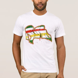 Camiseta grafites do rasta