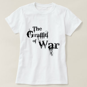 Camiseta Grafites do roupa do logotipo da guerra