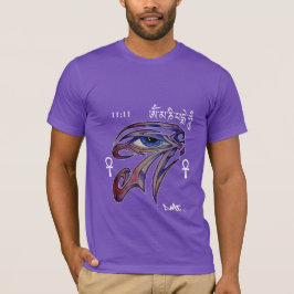 CAMISETA GRAFITES ESPIRITUAIS DO DMT - RA ANKH OM MANI DE