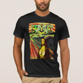 CAMISETA GRAFITES ESPIRITUAIS DO DMT - REMIX DA PINTURA