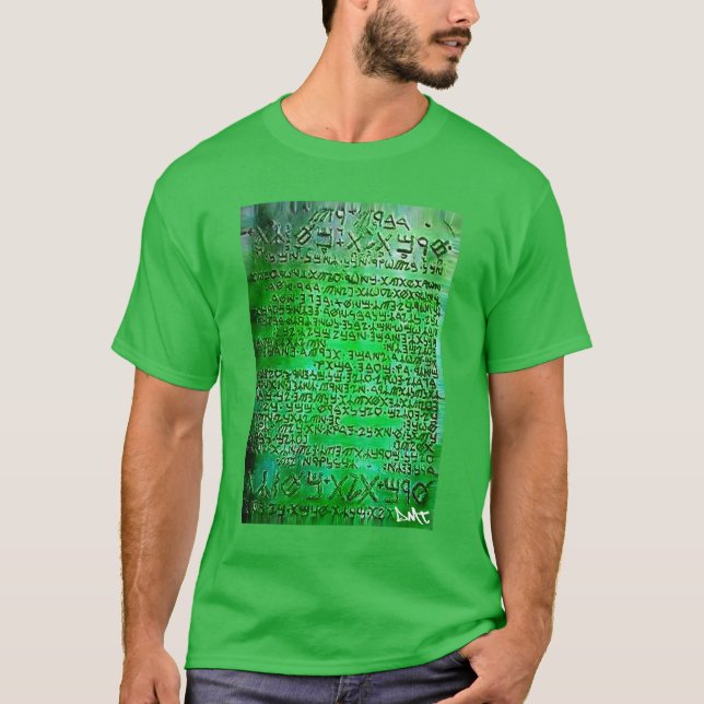 CAMISETA GRAFITES ESPIRITUAIS DO DMT - THOTH A TABULETA (Frente)