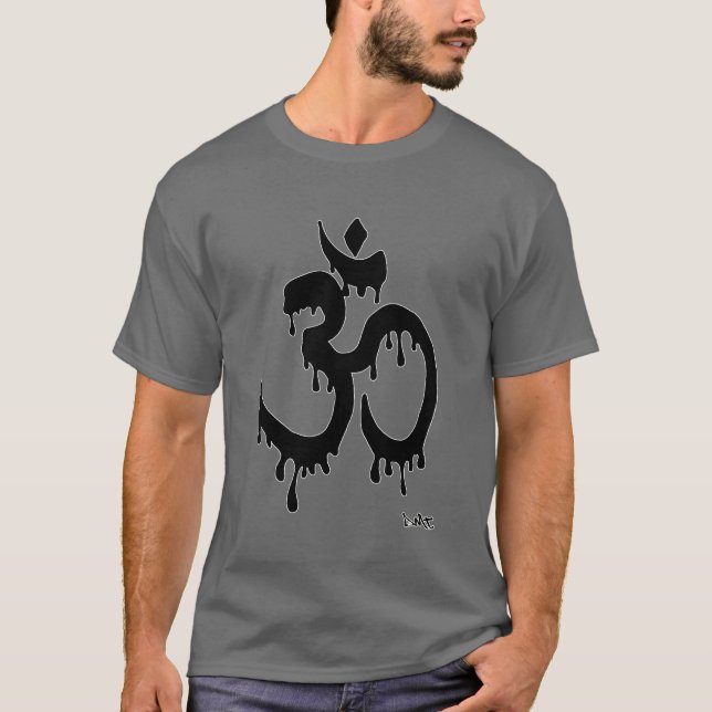 CAMISETA GRAFITES ESPIRITUAIS DO DMT - ZUMBIDO OM DE AUM (Frente)