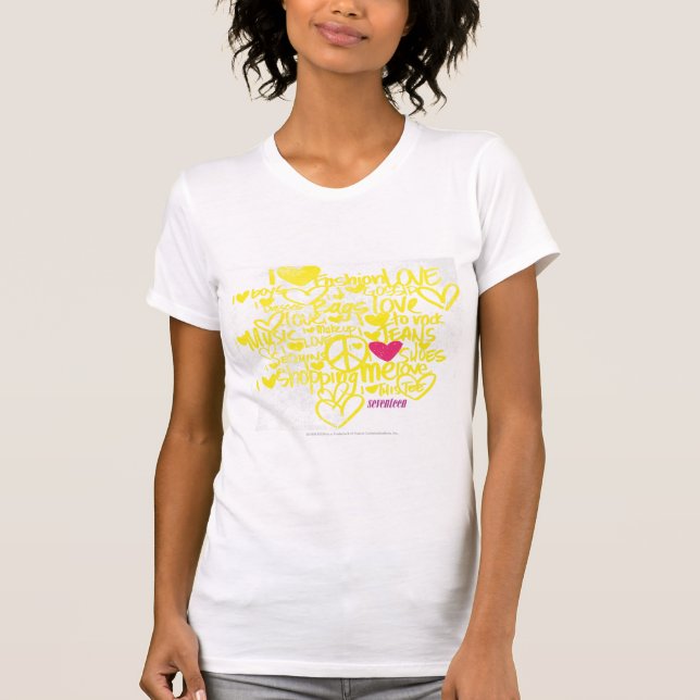 Camiseta Grafites Magenta-Amarelos (Frente)