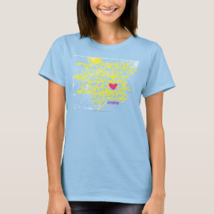 Camiseta Grafites Magenta-Amarelos