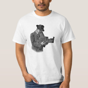 Camiseta "Graflex Camera" Anúncio T-Shirt