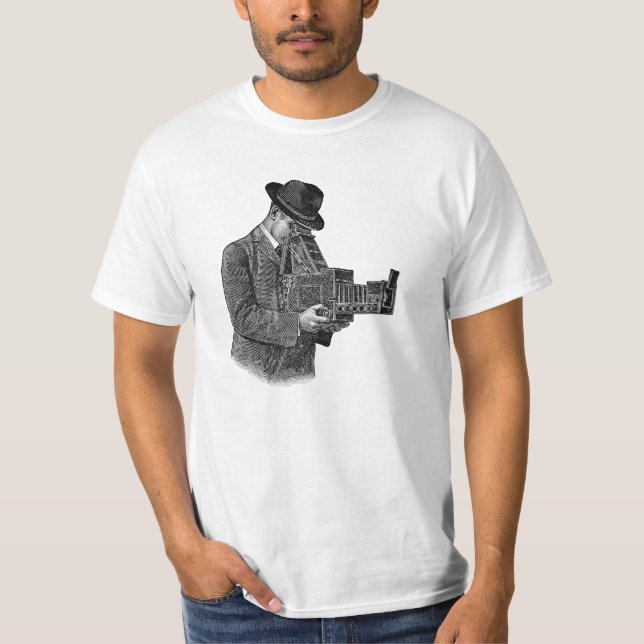 Camiseta "Graflex Camera" Anúncio T-Shirt (Frente)