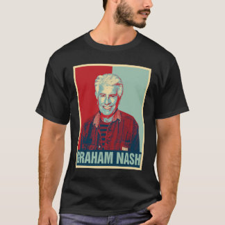 Camiseta Graham Nash Retro Hope Style Gift Para Ventiladore