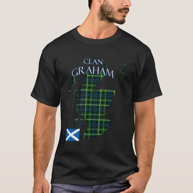 Camiseta Graham Scottish Clan Tan Scotland (Frente)