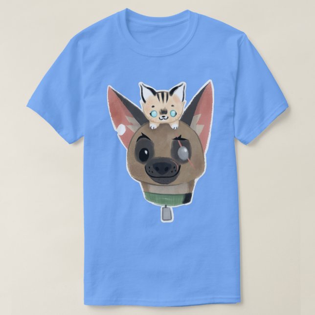 Camiseta Grainy Pixie e Brutus (Frente do Design)