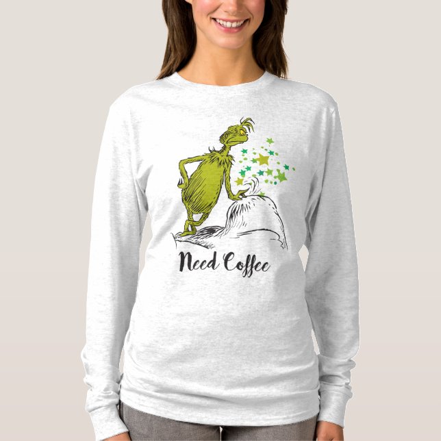 Camiseta Gralha | Café De Necessidade Engraçada (Frente)