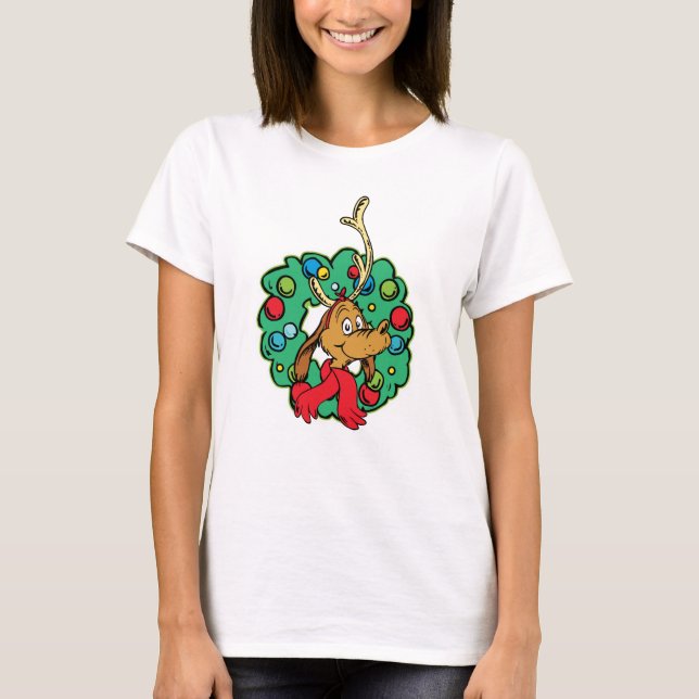 Camiseta Gralha | Max Christmas Wreath (Frente)