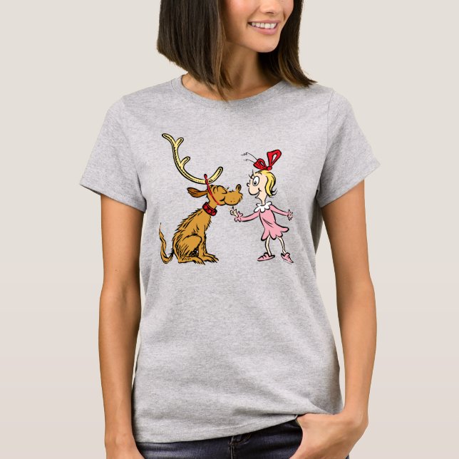 Camiseta Gralha | Max & Cindy Lou Quem (Frente)