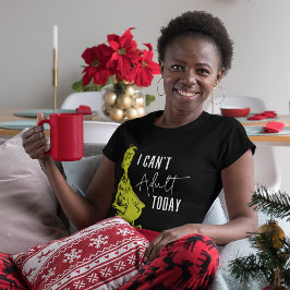 Camiseta Gralha | Não posso adultar hoje T-Shirt engraçado