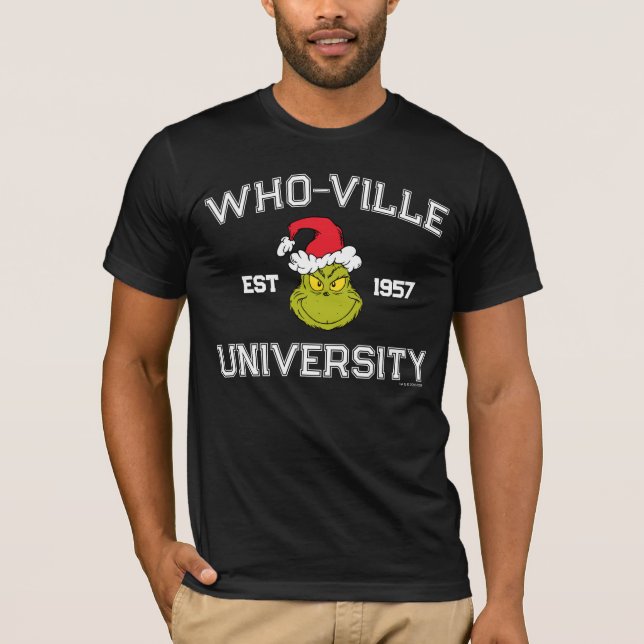 Camiseta Gralha | Universidade de Who-ville no Leste de 195 (Frente)