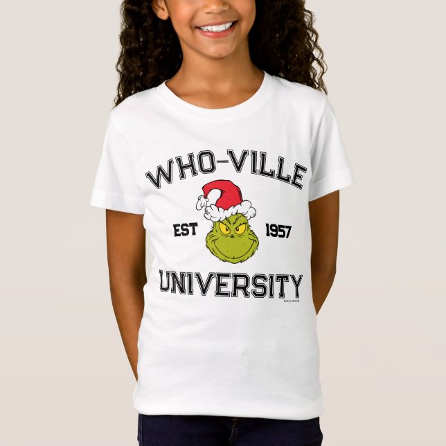 Camiseta Gralha | Universidade de Who-ville no Leste de 195 (Frente)