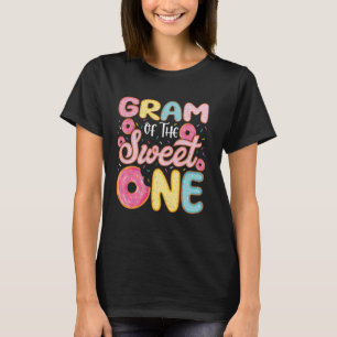 Camiseta Gram do Doce Um Aniversário de 1 Ano Festa de Donu