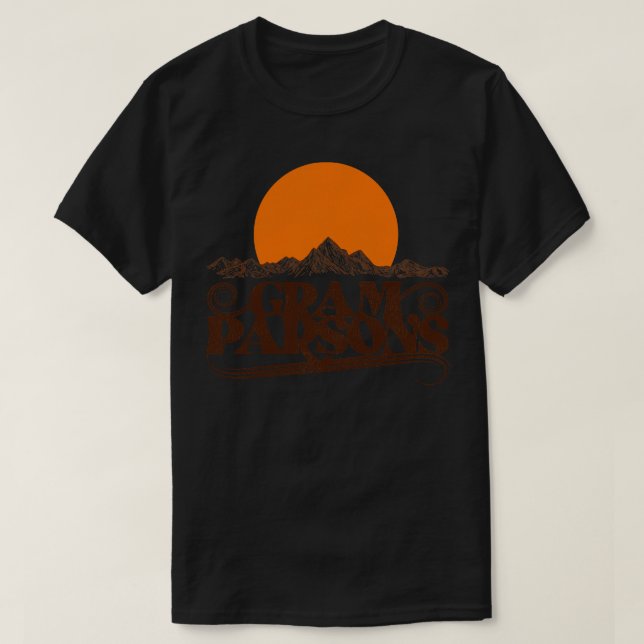 Camiseta Gram Parsons Ascensão Sun (Frente do Design)