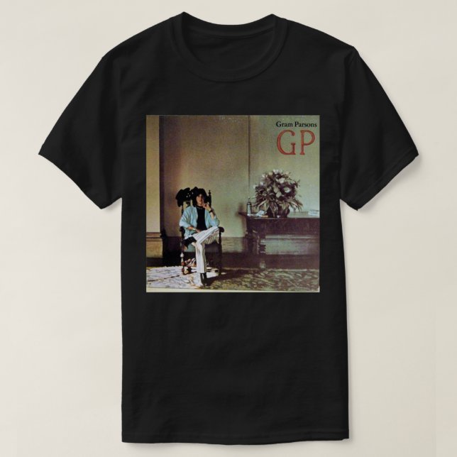 Camiseta Gram Parsons, Country, Rock, GP Classic T-Shirt (Frente do Design)