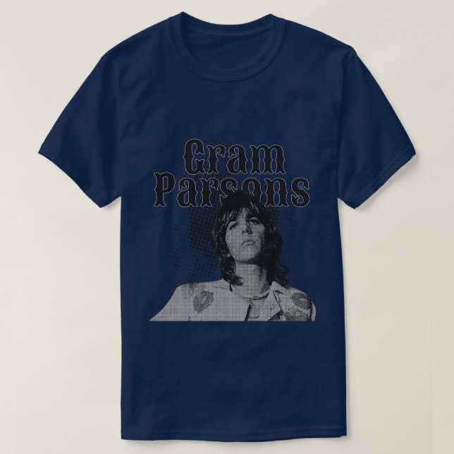 Camiseta Gram Parsons Ilustrações (Frente do Design)