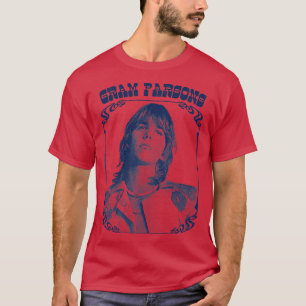 Camiseta Gram Parsons Retro FadedStyle Fan Art Design