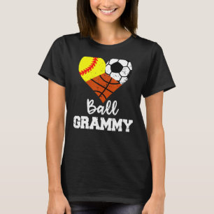 Camiseta Grama de Futebol de Bola Grammy Heart Softball