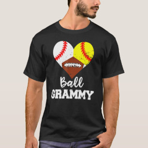 Camiseta Grama de Futebol Softball de Beisebol do Grammy Ba