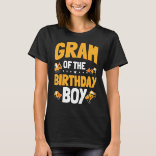 Camiseta Grama Do Aniversário Da Construção De Meninos