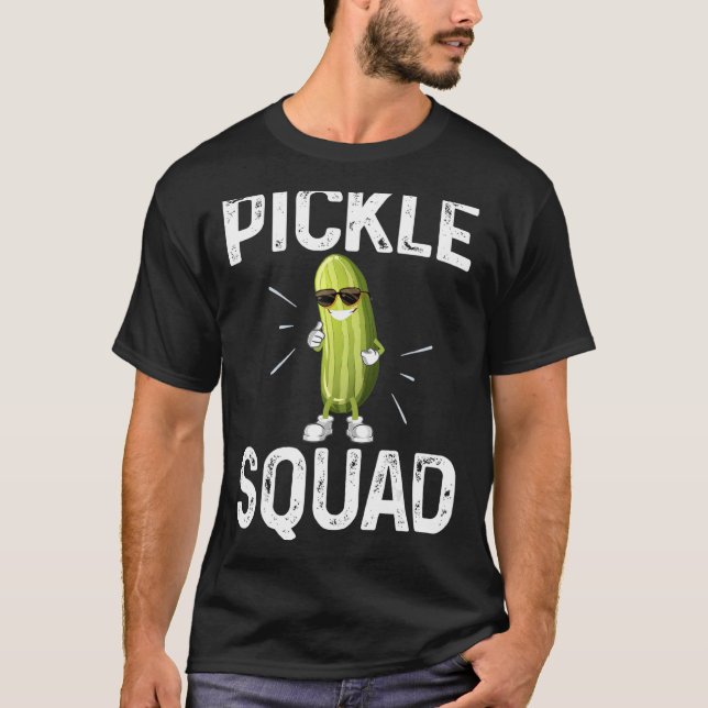 Camiseta Grama Verde-Grã-Vegan-Pickle-Squad, legal (Frente)
