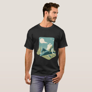 Camiseta grama verde sob a luz do sol