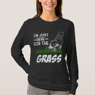 Camiseta Gramado de Grass Mears Cuidados Engraçados Leitura