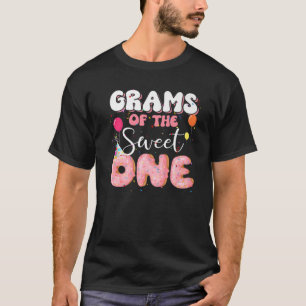 Camiseta Gramas Da Família B-Da De Aniversário Um donut 1 R