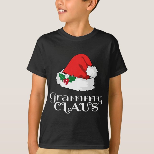 Camiseta Gramática de Natal Correspondente a Pajama Santa H (Frente)